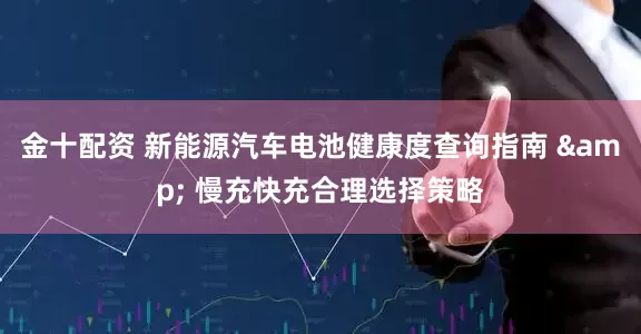 金十配资 新能源汽车电池健康度查询指南 & 慢充快充合理选择策略